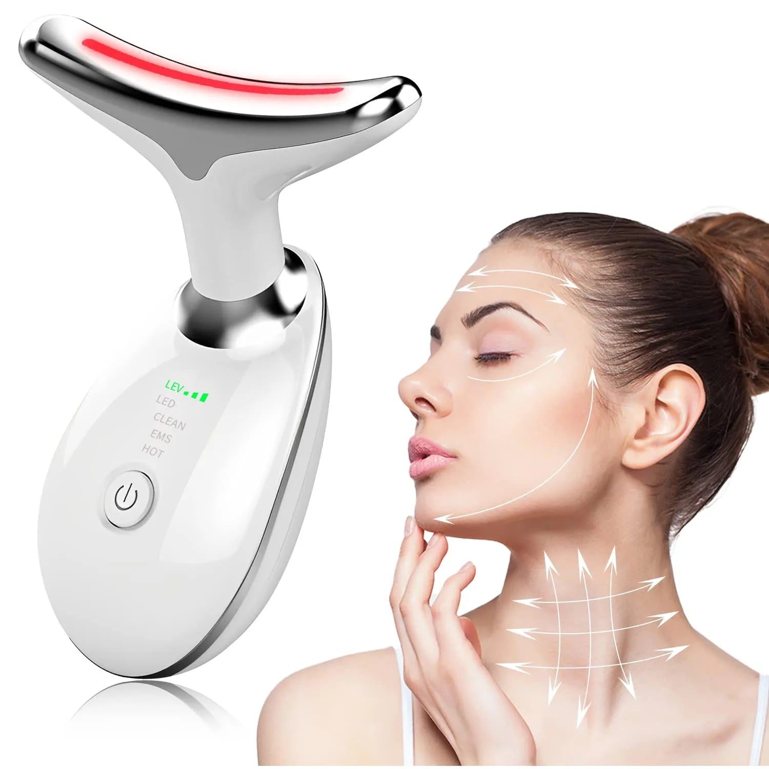 جهاز تدليك الوجه والرقبة بالاهتزاز | Vibrating Face & Neck Massager
