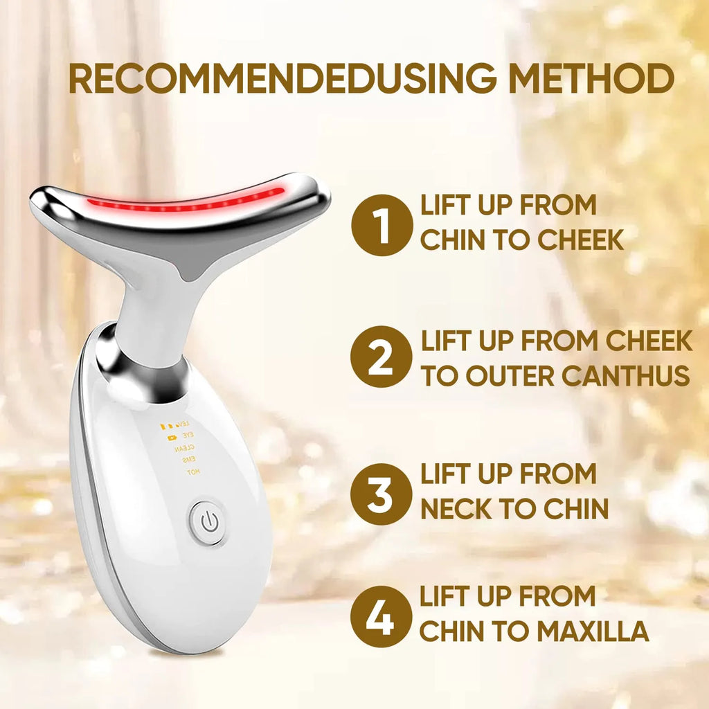 جهاز تدليك الوجه والرقبة بالاهتزاز | Vibrating Face & Neck Massager