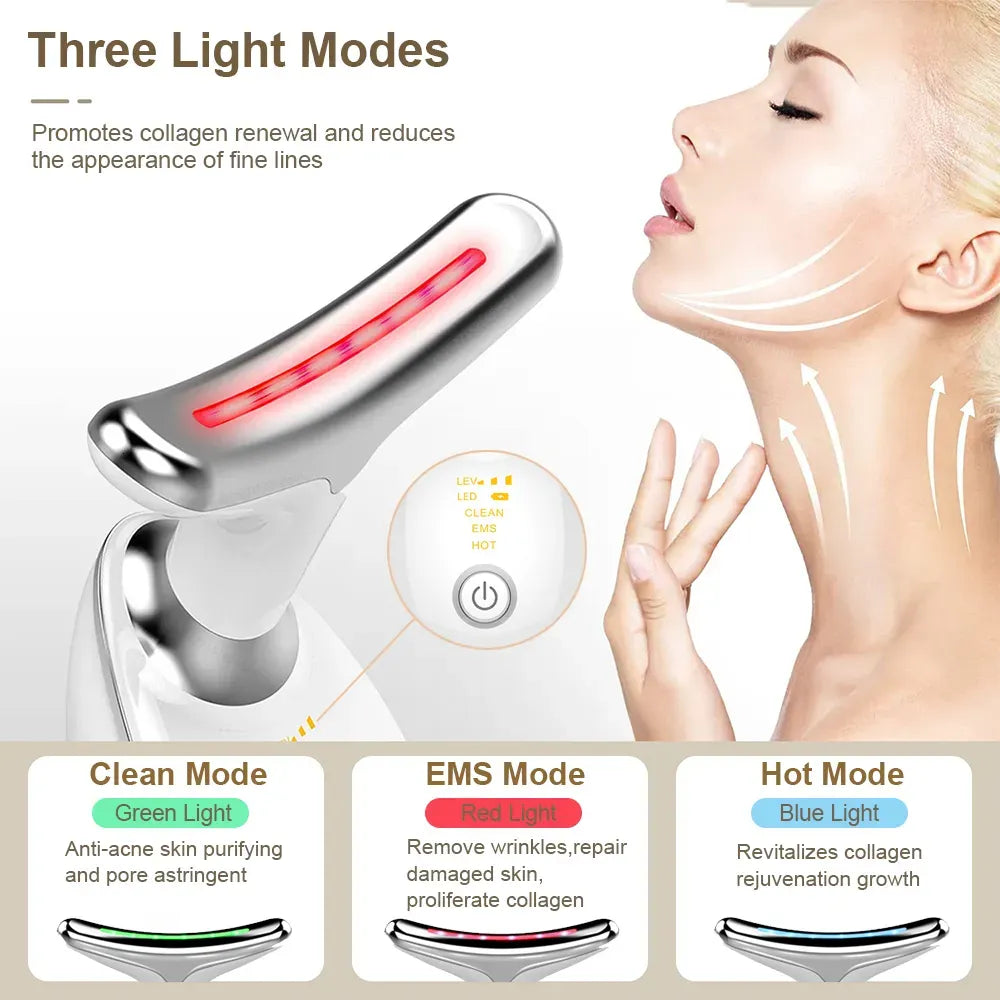 جهاز تدليك الوجه والرقبة بالاهتزاز | Vibrating Face & Neck Massager