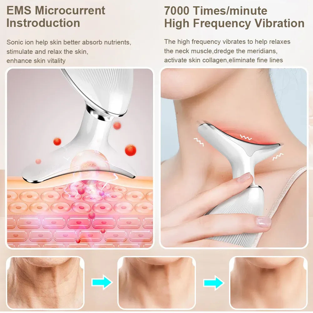 جهاز تدليك الوجه والرقبة بالاهتزاز | Vibrating Face & Neck Massager